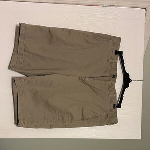 George Men's Flat Front Shorts - Tan